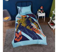 Halo Duvet Cover Pillowcase Set Infinite Reversible Bedding Gaming Blue Single