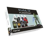 Halo Flashpoint Fanatic Paint Set: The Master Chief Paint Set, 1 Miniature & 1 Brush - Miniature paint set for Halo Flashpoint