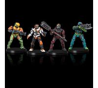 mantic Halo: Flashpoint Fireteam Cerberus | Spartan Fireteam Expansion for Halo Miniatures Game | 4 Miniatures and Game Cards