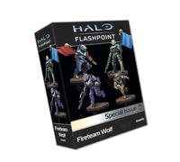 mantic Halo: Flashpoint Fireteam Wolf | Spartan Unit Expansion for Halo Miniatures Game | Miniatures and Game Cards