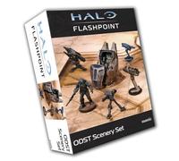 mantic Halo: Flashpoint ODST Scenery Set | Drop Pod and Turret Terrain Expansion for Halo Miniatures Game | Battlefield Scenery Pack