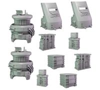 Halo: Flashpoint - UNSC Scenery Set by Mantic Games | 10 Plastic Scatter Terrain Pieces | Barriers, Crates & Generators | 28mm Sci-Fi Miniatures Wargaming Terrain for Tabletop Battles