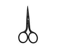 HALO FORGE Small Embroidery Scissors: Small Sharp Scissors, Little Straight Stainless Steel Pointed Tip Precision Cutting Details Thread Yarn for Quilting Knitting Cross Stitch, 3.5 Inch Black