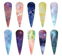 Halo Gel Nails - Create - Nail Foils - Galaxy (Pack Of 10) (NA809)