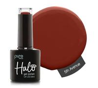 Halo Gel Polish 8ml - 5th Avenue. UV/LED Gel Nail Polish, Long Lasting & Easy To Apply. Nail Art Colours For Manicure & Pedicure. Gel Polish For Professional & Home Use.