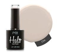 Halo Gel Polish 8ml - Chic. UV/LED Gel Nail Polish, Long Lasting & Easy To Apply. Soak Off Gel Polish, Nail Art Colours For Manicure & Pedicure. Gel Polish For Professional & Home Use.