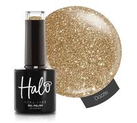 Halo Gel Polish 8ml - Dazzle. UV/LED Gel Nail Polish, Long Lasting & Easy To Apply. Nail Art Colours For Manicure & Pedicure. Gel Polish For Professional & Home Use.
