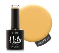 Halo Gel Polish 8ml - Happy Days. UV/LED Gel Nail Polish, Long Lasting & Easy To Apply. Nail Art Colours For Manicure & Pedicure. Gel Polish For Professional & Home Use.