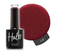 Halo Gel Polish 8ml - Lust. UV/LED Gel Nail Polish, Long Lasting & Easy To Apply. Nail Art Colours For Manicure & Pedicure. Gel Polish For Professional & Home Use.