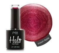 Halo Gel Polish 8ml - Poison Apple. UV/LED Gel Nail Polish, Long Lasting & Easy To Apply. Nail Art Colours For Manicure & Pedicure. Gel Polish For Professional & Home Use.