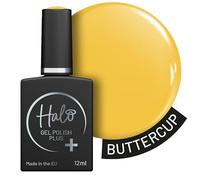 Halo Gel Polish Plus 12ml - Buttercup. UV/LED Gel Nail Polish, Long Lasting & Easy To Apply. Nail Art Colours For Manicure & Pedicure. Hema Free Gel Polish For Professional & Home Use.