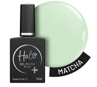 Halo Gel Polish Plus 12ml - Matcha. UV/LED Gel Nail Polish, Long Lasting & Easy To Apply. Nail Art Colours For Manicure & Pedicure. Hema Free Gel Polish For Professional & Home Use.