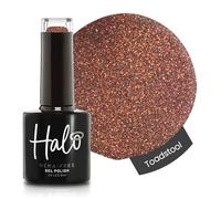 Halo Gel Polish 8ml - Toadstool. UV/LED Gel Nail Polish, Long Lasting & Easy To Apply. Soak Off Gel Polish, Nail Art Colours For Manicure & Pedicure. Gel Polish For Professional & Home Use.