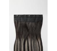 Halo hair extensions - luxury Quality 14 Inch - B2/60 balayage dark brown & ash blonde
