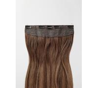 Halo hairpiece - luxury Quality 22 Inch - B6/27 balayage chocolate brown & caramel blonde
