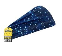 Halo Headband Bandit - Wide Pullover Sweatband for Both Women and Men, Galaxy
