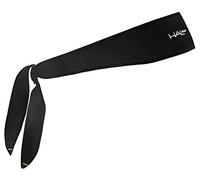 Halo Headband Halo I Tie Sweatband for Both Men and Women No Slip with a Custom Fit, Black
