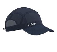 Halo Headband Low-Profile,Quick Drying Running Hats Men Women. Integrated Sweatband absorbs redirects Sweat. UPF50+. SZ 7 3/8, Navy Blue, One size