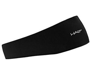 Halo Headband Sweatband Super Wide Pullover Black