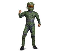 DISGUISE Kid's Halo Infinite Master Chief Costume Halloween, Green, X-Large