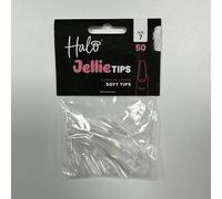 Halo Jellie Nail Tips Coffin LONG Size 7 (Pack of 50)