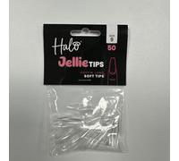 Halo Jellie Coffin Long Size 9 Nail Tips x 50
