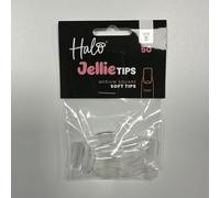 Halo Jellie Medium Square Size 5 Nail Tips x 50