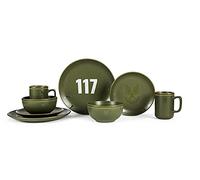Halo Master Chief 117 8 Piece Ceramic Dinner Set with Plates, Bowls, Cups