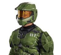 Halo Master Chief Adults Full Helmet Gaming Character Costume Accessory