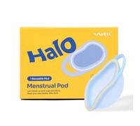 Halo Menstrual Disc Pod - One-Handed Insertion - Pull Tab for Easy Removal - Reusable Medical-Grade Silicone - Menstrual Cup, Disc, Tampon, Pad Alternative - 12 Hours Protection, Equals 10 Tampons