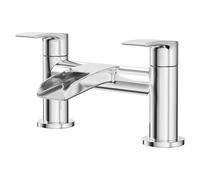 Halo Polished Waterfall Bath Filler Tap | Chrome | Brass | 215mm x 122mm x 113mm