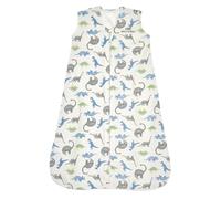 HALO SleepSack 100% Cotton Wearable Blanket Swaddle Transition Sleeping Bag TOG 0.5 Watercolor Dinos Medium 6-12 Months