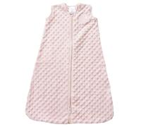 HALO SleepSack Plush Dot Velboa Wearable Blanket, Pink, Medium