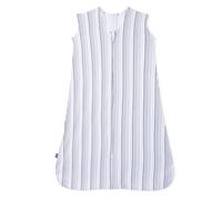 HALO SleepSack Portable Blanket 100% Cotton Swaddle Transition Sleeping Bag TOG 0.5 Blue Stripe Small 0-6 Months