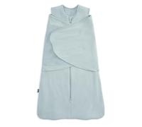 HALO SleepSack SuperSoft Swaddle, Cozy Bamboo Viscose, 3-Way Adjustable Swaddle, 2 Way Zipper, 2 TOG, Calm Sage, Newborn (Pack of 1)