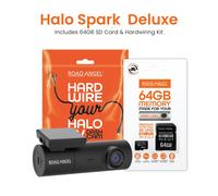 Halo Spark Full HD 1080p Single Dash Camera With Parking Mode & Winter Mode (USB-C) With 64GB SD Card & Hardwiring Kit Bundle - Dashcam Bundle Only