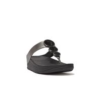FitFlop Flip flops / Sandals (Shoes) Halo Bead-Circle Metallic Toe- in Black 6