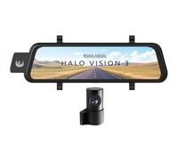 Halo Vision 3 4K Mirror Dash Cam Front and Rear - Rear View Mirror Dash Cam | Mirror Dash Cam Front and Rear | Integrated 10 inch LCD touchscreen | Reversing Rearview Camera | Perfect for Cars and Vans