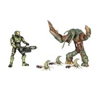 Halo World of Halo 4-Inch Master Chief vs. Infection Flood Tank Form Two-Pack