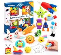 Halobios Erasers Set, Pencil Eraser Bulk, Take Apart Puzzle Erasers for Classroom Prizes, Game Reward, Back to School Gift