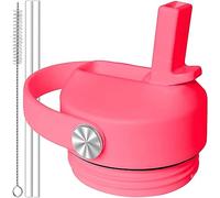 Haloera Straw Cap for YETI Rambler Lid Replacement - Bimini Pink Straw Lid for YETI Lid Rambler Water Bottle Jr 12 oz 18 oz 26 oz 36 oz 64 oz Accessories Top