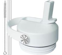 Haloera Straw Lid for YETI Rambler 36 oz 26 oz 18 oz Jr 12 oz 64 oz Water Bottle - White Straw Cap for YETI Replacement Lids Top Accessories