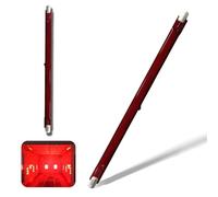 Halogen Bulb R7S Dimmable, 254mm R7S Quartz Heating Halogen Bulb, Double-Ended Push Fit Linear Lamp, 1000W J254 Infrared Tube, No Flicker, 360° Beam Angle,254mm,1300W 2 Packs