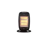 Halogen electric Heater portable heater with 3 Heat Settings 3 Bar resistant base 1200W 90 Degree Oscillation Compact Carry Handle Safety Tip Over