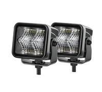 HELLA 1FA 358 176-801 LED-Spotlight - Black Magic Cube Kit 2.7" - 12/24V - mounting - Short distance lighting - Cable: 500mm - Plug: DEUTSCH plug - Kit - Quantity: 2