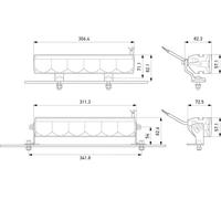 HELLA VALUEFIT 1FE 358 154-001 LED-Spotlight - LBE-320 - 48/24/12V