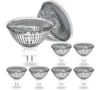 Halogen MR16 Bulb GU5.3 Dimmable 20W 12V 8 Pack Warm White Light