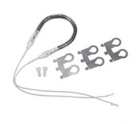 Halogen Oven Heating Element Bulb, 600W-900W Quartz Replacement Lamp for Cooker, Toaster, Dryer, Fast Heat Up to 3000h Life, Clear/Black(600W)