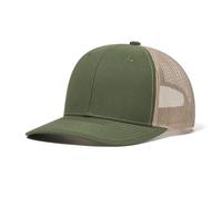 HaloHorus Curved Snapback Trucker Hat for Men Women, Adjustable Mesh Athletics Baseball Cap for Running, Fishing, Workout, P6-amygreen-khaki, One Size