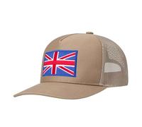 HaloHorus Union Jack Trucker Hat - Adjustable Snapback UK Flag Baseball Cap